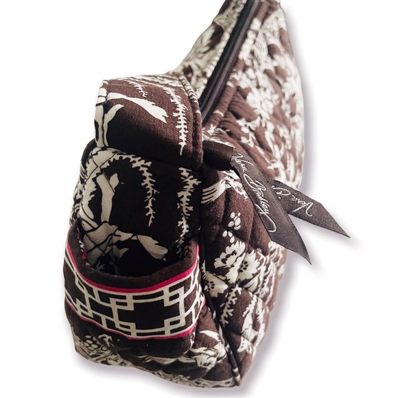 Vera Bradley Reversible Shoulder Bag Quilted Cotton Japanese Print Zip Pockets - Picture 3 of 14